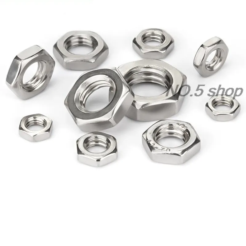 

20 шт., шестигранная гайка из нержавеющей стали M2.5 M3 M4 304