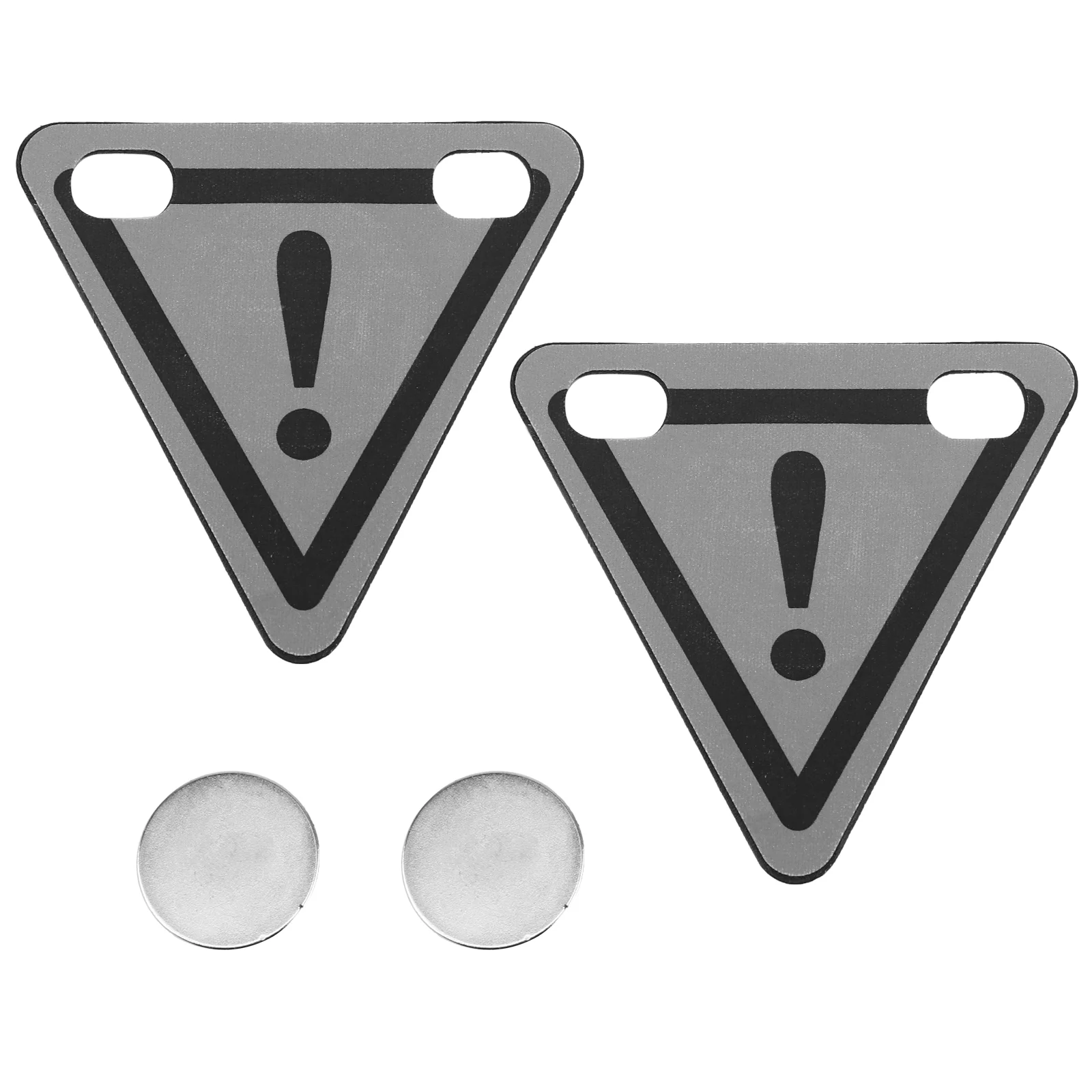 

2Pcs Bike Warning Reflector Magnetic Reflective Plate Bike Decorative Sticker