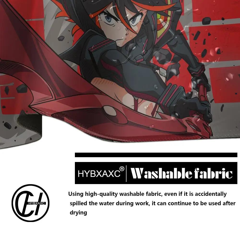 Фото Коврик для мыши Anime Kill La Kill, милый коврик для стола с Матой Рюко, HD-коврик для стола HYBXAXC, удлиненный игровой коврик для клавиатуры, большой XXL коврик для мыши для геймеров №4