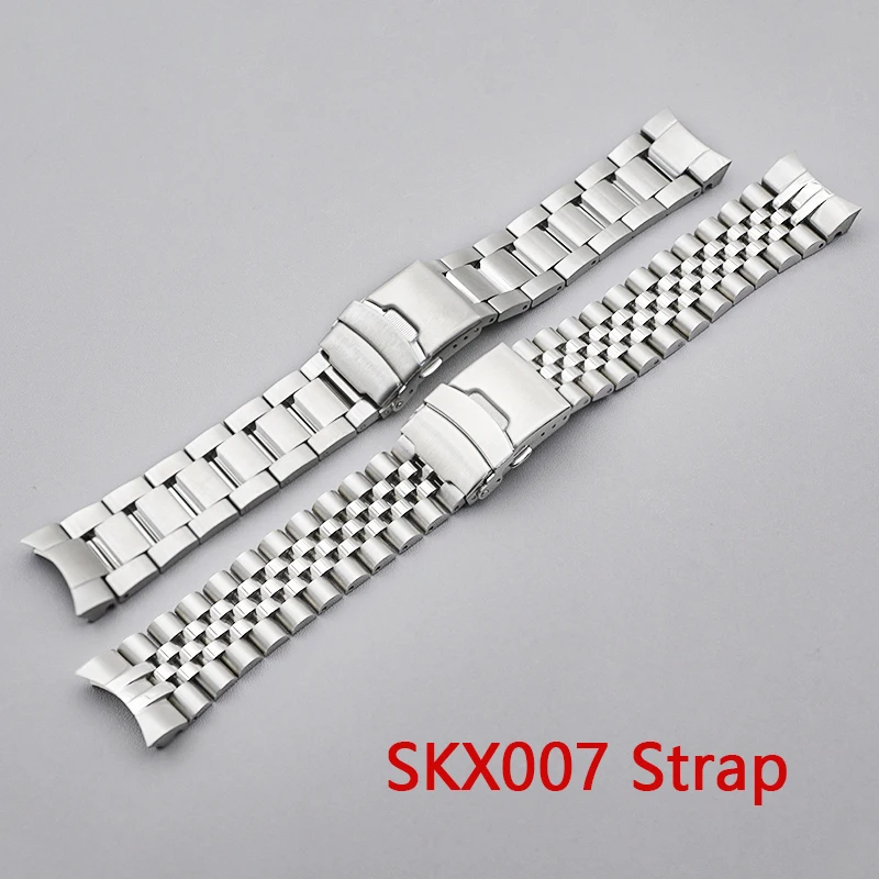 SKX007 SRPE Браслет для часов из нержавеющей стали 22 мм совместимый с Чехол Складная