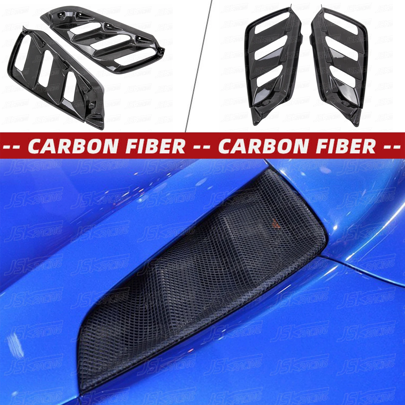 

Carbon Fiber Rear Engine Vent For 488 Spider 2015-2017(JSKFR8815011)
