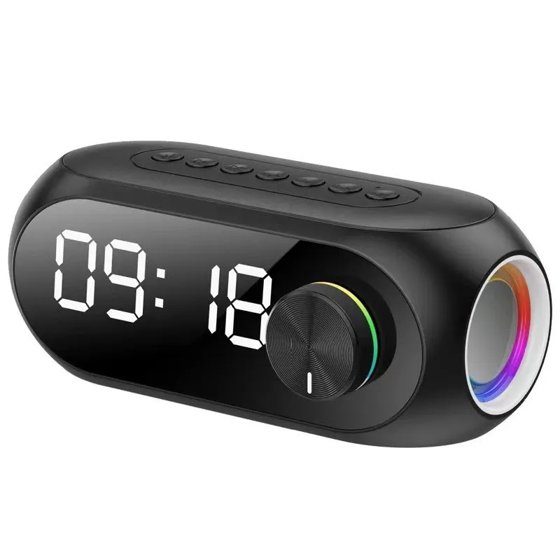 

S8 Caixa De Som Bluetooth Speaker With LED Display, Stereo Subwoofer, Speaker Alarm Clock, FM Radio, TF Auxiliary Bass Music Hot