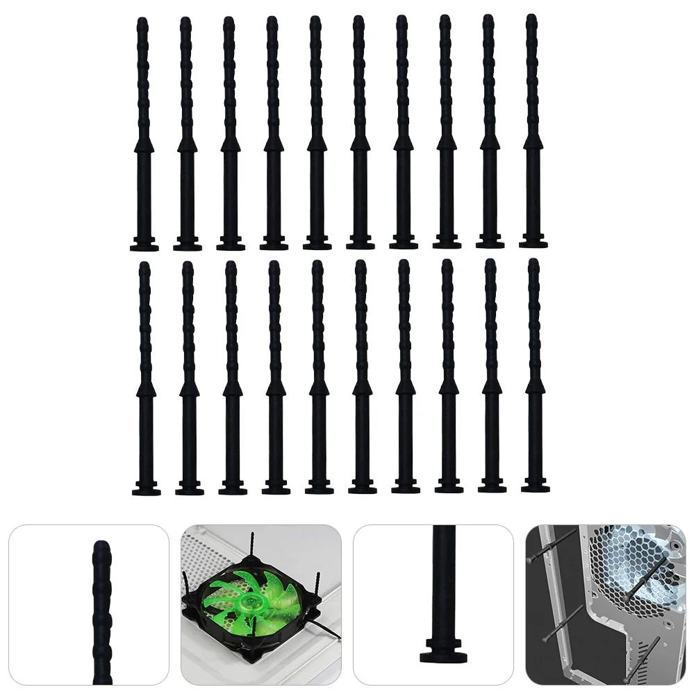 

20PCS Rubber Anti-shock Noise Reduction Screw Computer Fan Fastener Screw