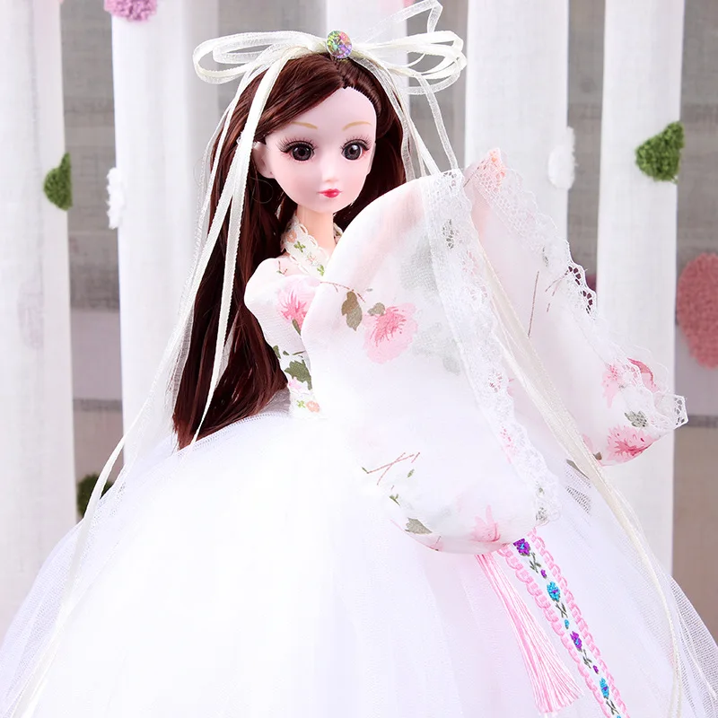 

Wedding Doll Large Hanfu Fairy Ancient Costume Confusion Doll Doll Girl Toy Gift Box 45cm