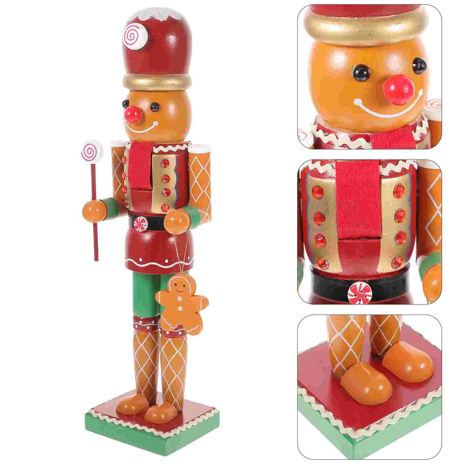 

Nutcracker Christmas Ornaments Nutcrackers Tree Decorationfigures Wooden Decorations Outdoor Decormini Toy A Ornament