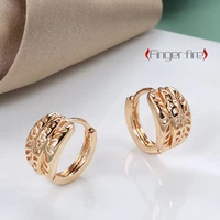 fashion simple personality hollow floral earrings bridal wedding exquisite banquet jewelry