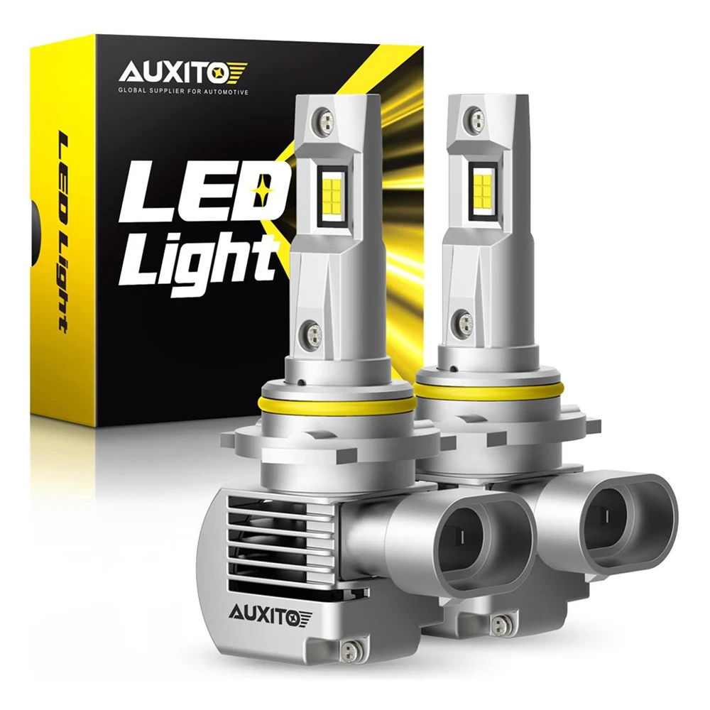 

2 шт., светодиодные лампы для фар AUXITO 9006 HB4 100 Вт 6000 лм 9007 K HB5 9006 H4