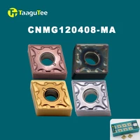 10pcs cnmg120408 ma tt1125 tt9030 tt4425 carbide inserts original external turning tool blade cnc lathe cutter tools