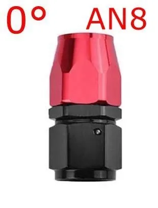 

Универсальный Переходник Для Топливного Шланга AN4/AN6/AN8/AN10/AN12, Вращающийся На 0/45/90 Градусов Черный