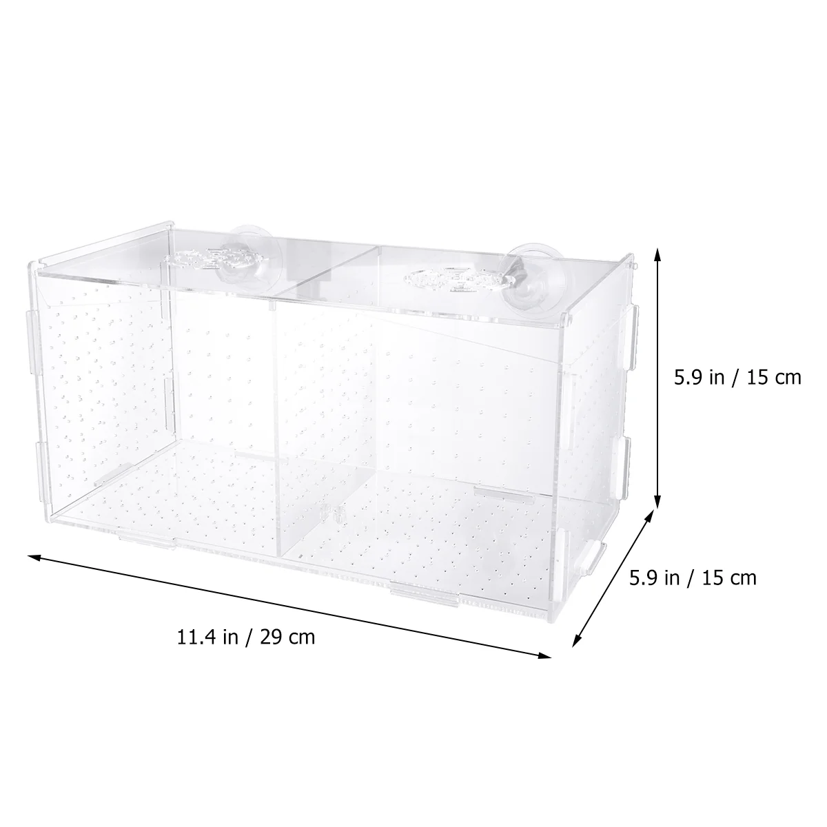 Прозрачная изоляционная коробка для разведения аквариума инкубатор коробки