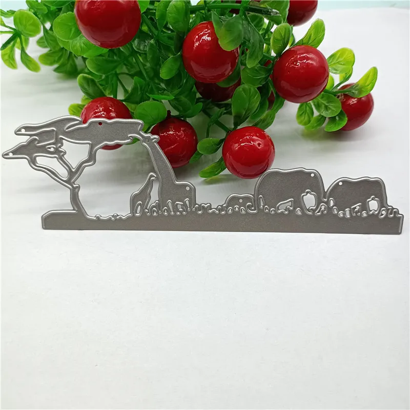 

New 2022 Grassland animal Metal Cutting Dies Stencils For DIY Scrapbooking Decorative Embossing Handcraft Template