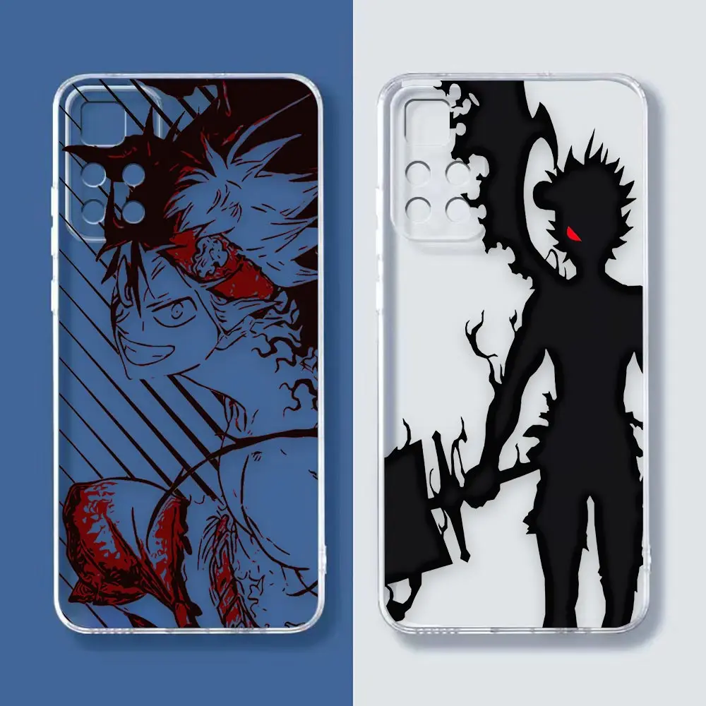 

Clear Phone K40 Case For Redmi K40 NOTE 11 11S 11T 11S 10 10S 9 9T 9S 8 7 PRO PLUS MAX 5G 4G Case Pintura De Anime De Yuno Asta