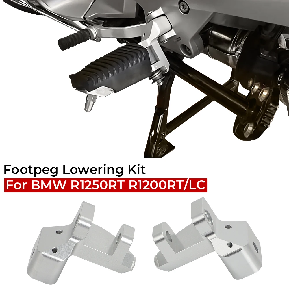 Фото Мотоциклетные колышки R1200RT R1250RT для BMW R1250 RT R1200 RT R 1250 1200 RT LC для пассажирских подножек, наборы для понижения ног №4
