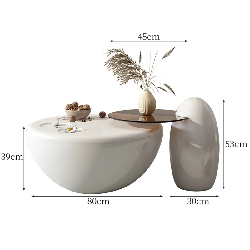 Круглый Кофейный Столик для отеля боковые скандинавские головки обеденный