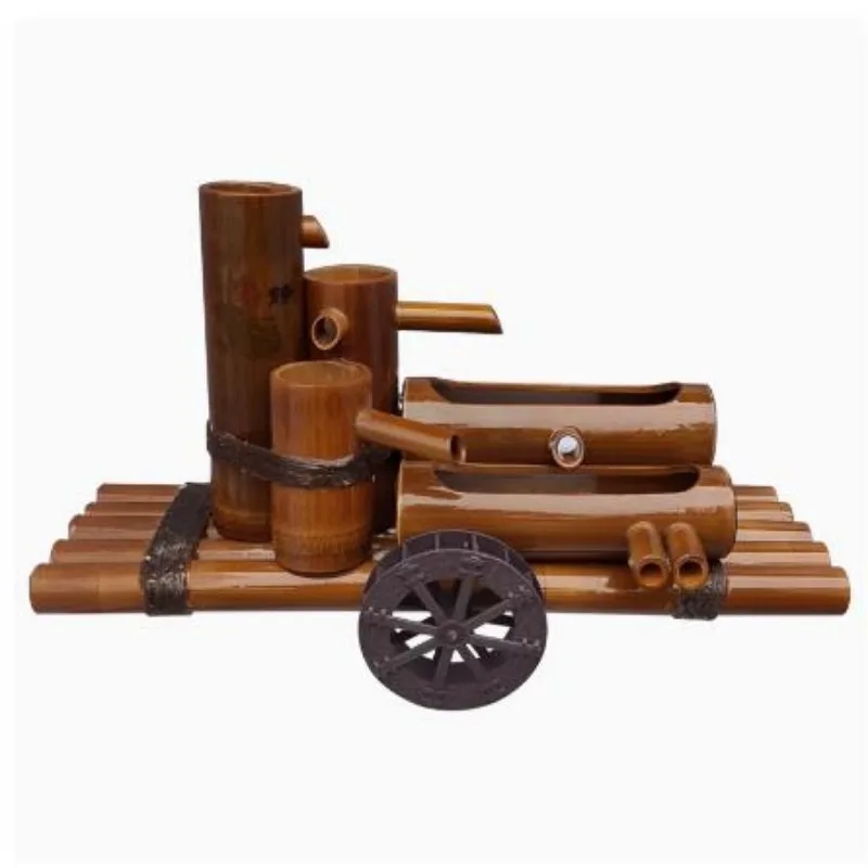 Бамбуковая трубка для очистки воды аквариум камень лоток рыбного хозяйства