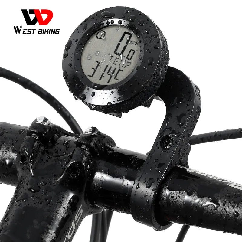 

WEST BIKING Wireless Bicycle Computer Waterproof Speedometer Backlight MTB Road Bike Handlebar Odometer Cycling Computer