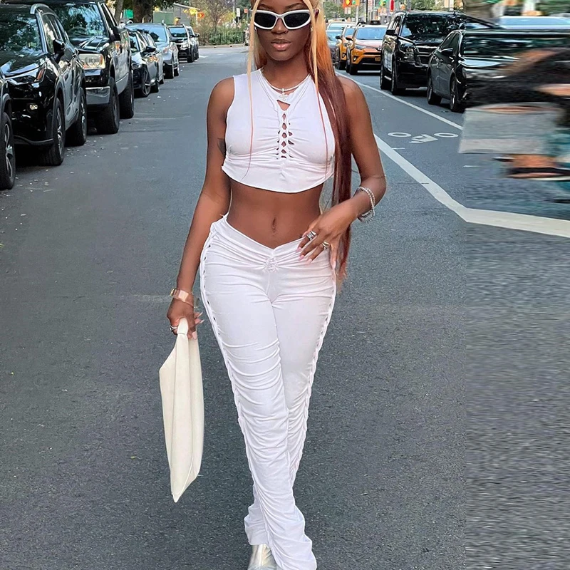 

Парео женское пляжное из двух предметов, со складками и завышенной талией