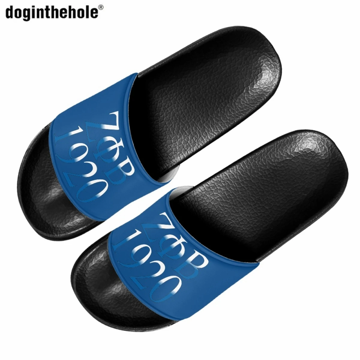 

Doginthehole Zeta Phi Beta Sorority Модные женские тапочки летние уличные пляжные сандалии для дома светильник Нескользящие тапочки