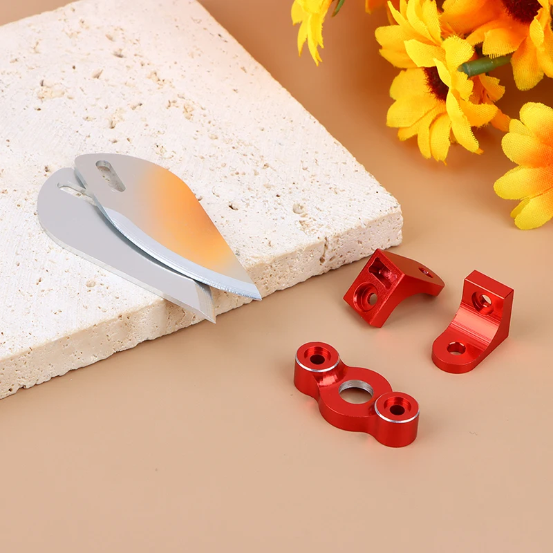 

1 PCS Aluminum Alloy UDI903 RC Boat Parts Upgrade Accessories Rudder CNC Propeller Turn Fins Trim Flaps Shaft Spare Parts