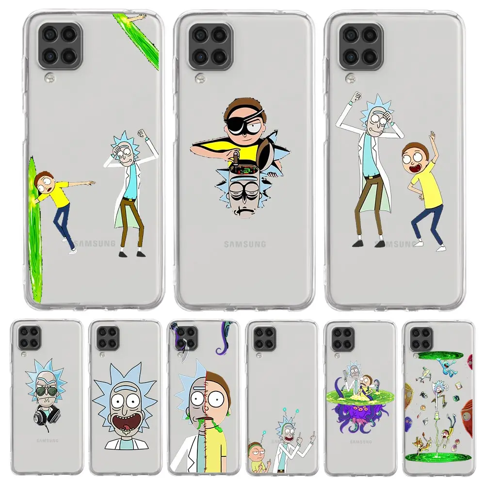 

Anime Ricks Cartoon Funny For Samsung Galaxy A51 A71 A41 A31 A21S A11 A01 A03S A12 M31 M22 A32 A52 A13 5G Cover Clear Phone Case
