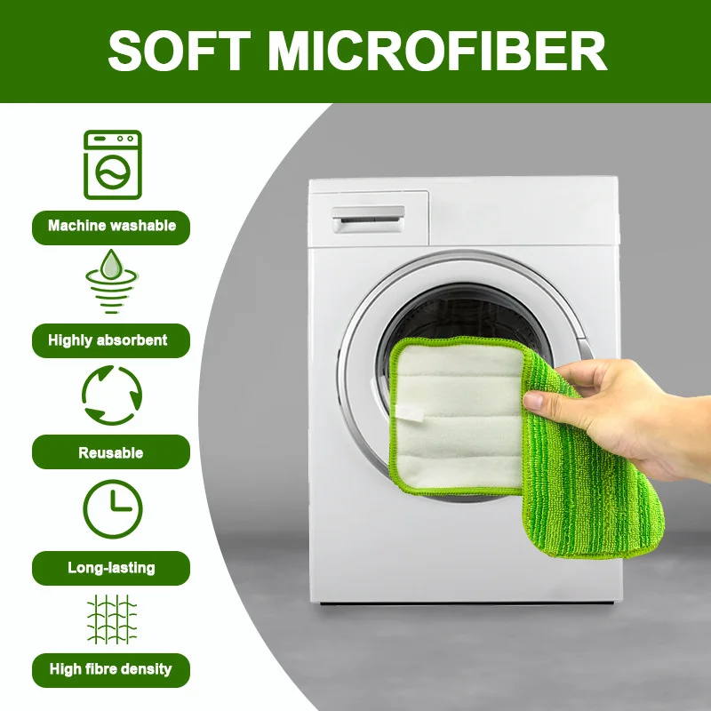 Многоразовые накладки для швабры Swiffer WetJet влажные сменные