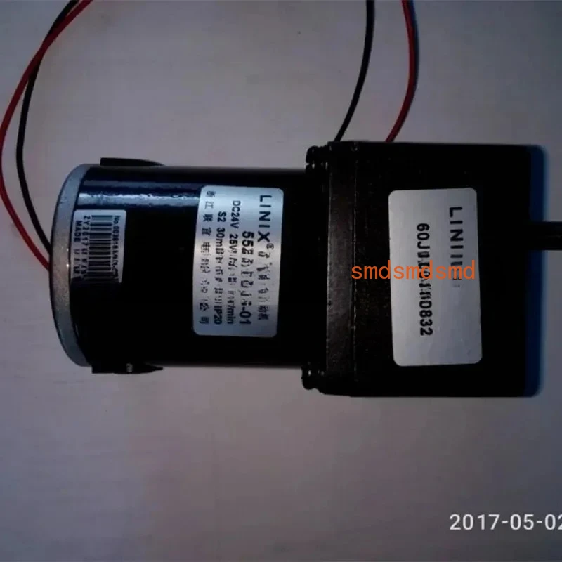 Фото Мотор-редуктор LINIX Lianyi 55ZY24-25-02 DC с передаточным числом 5G-40G, 3000 об/мин №2