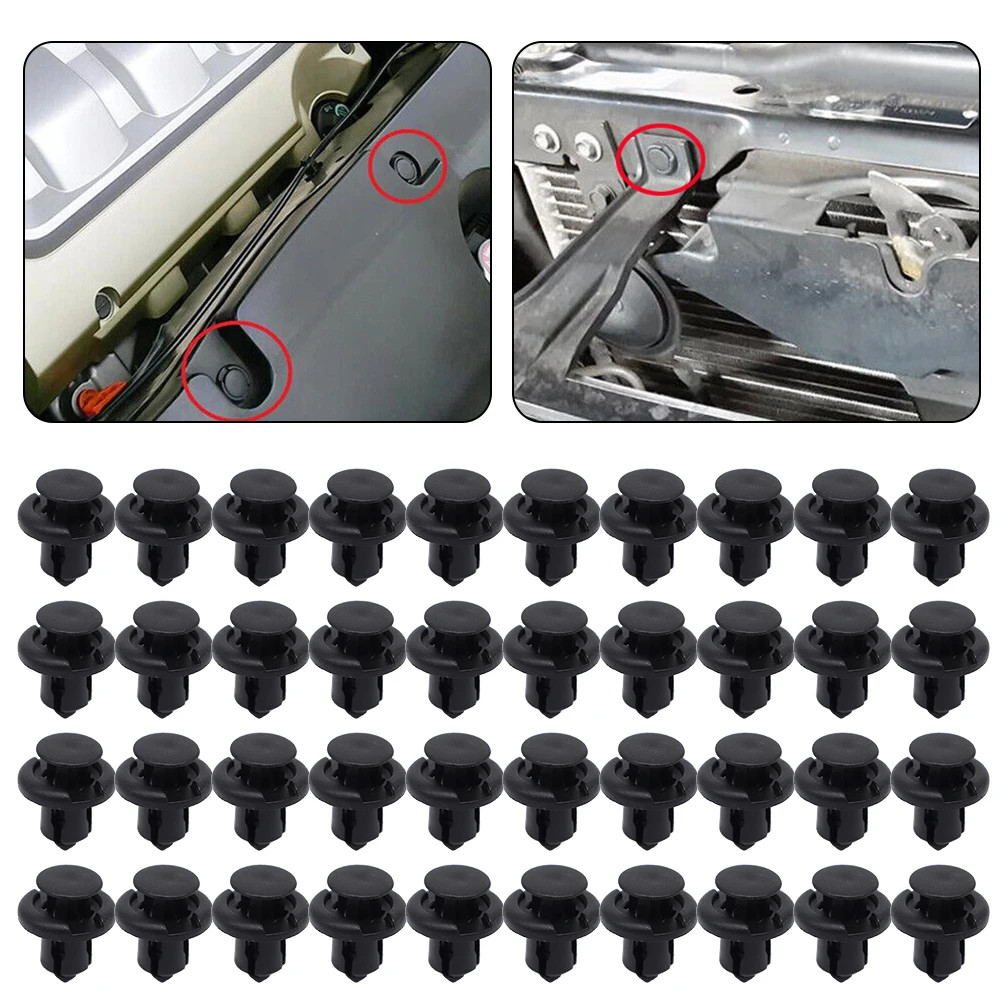 

40pcs Car Bumper Plastic Buckle Car Buckle For Honda For Accord 03-12 For Civic 01-16 For CR-V 02-06 For Jazz 08-12 For S2000 99