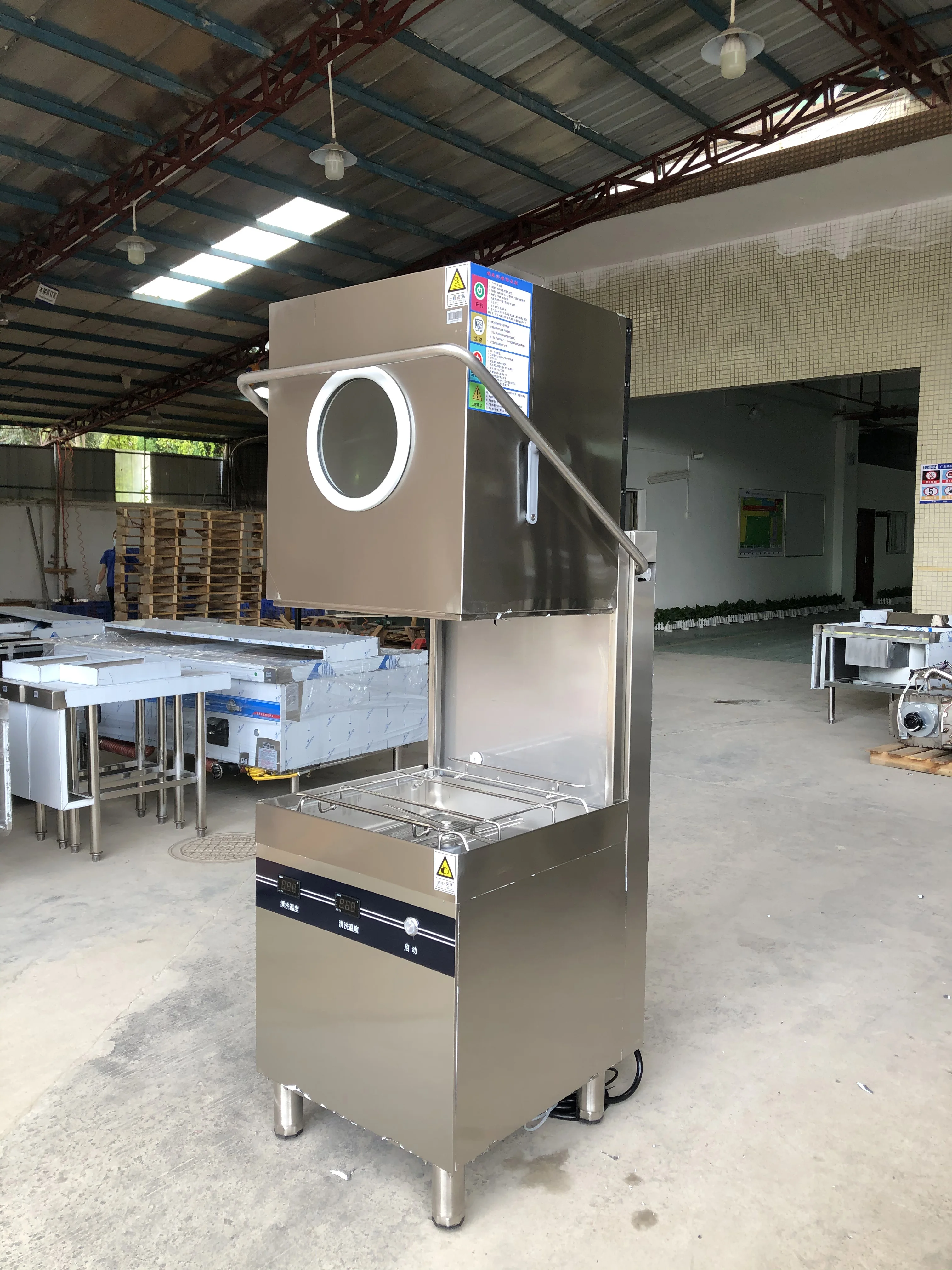 Профессиональная большая посудомоечная машина для отеля электрическая