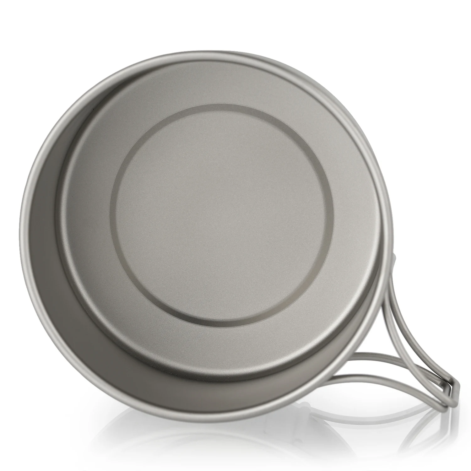 Титановая миска Lixada со складными ручками