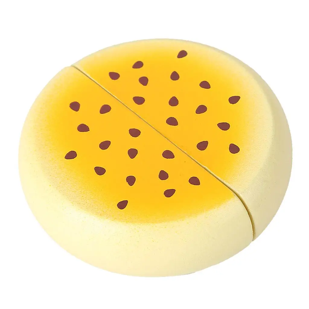 

Wooden Connected Sesame Cake Cutting Food Pretend Toys