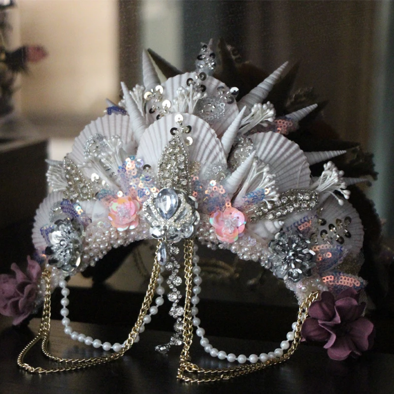 Резиновый ободок для волос в виде русалки