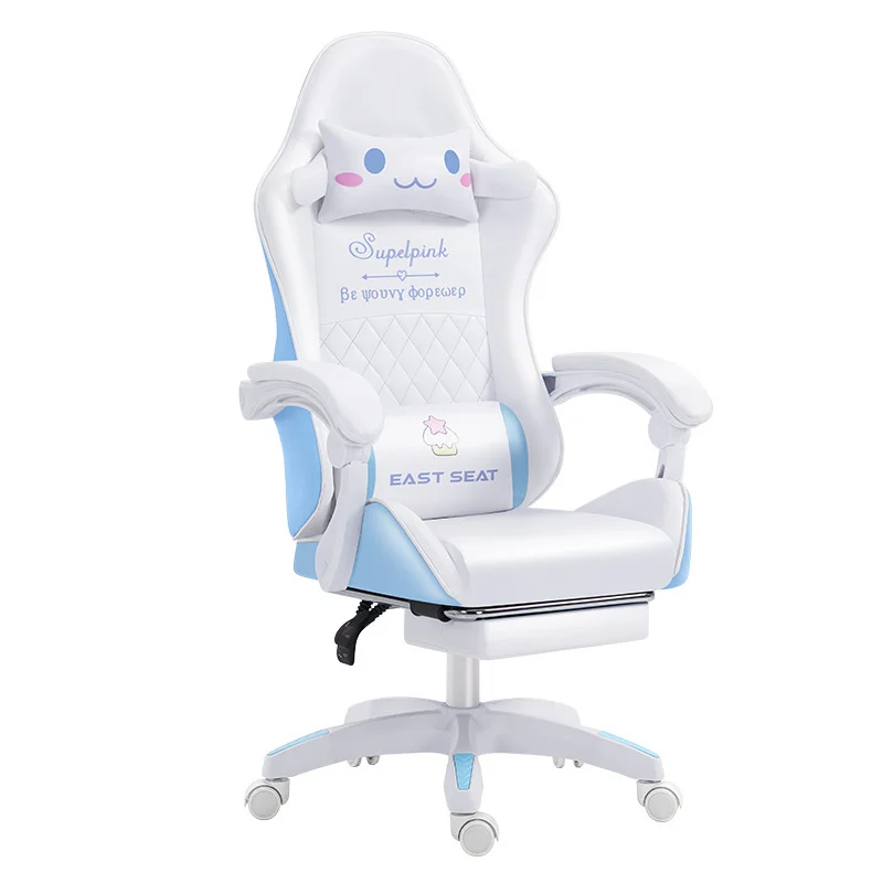 

Cute cartoon chairs bedroom comfortable office computer chair home girls gaming chair swivel chair adjustable live gamer chairs