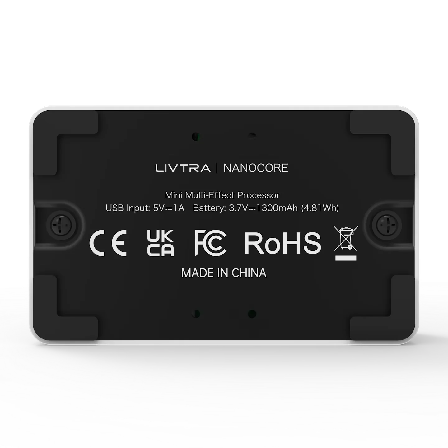 Фото Многофункциональный гитарный педаль LIVTRA NANOCORE – 126 г, 10 часов работы, 2,4-дюймовый дисплей, поддержка NAM/IR, искусственные барабаны, функция лупбэка – отличный подарок для любителей музыки. №2