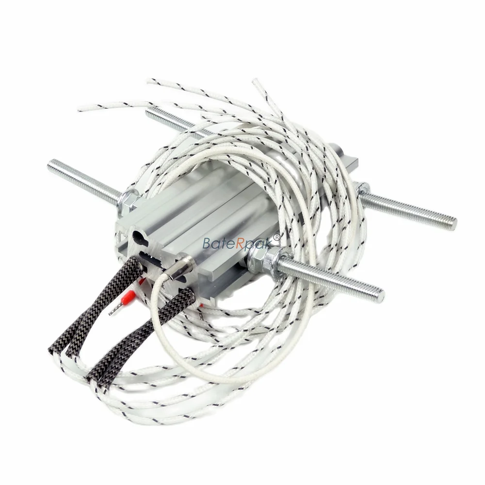 

BateRpak 20 см вертикальная упаковочная машина с подогревом, алюминиевый блок, машина для запечатывания чайных пакетиков, запечатывающая челюсть в сборе, цена 1 комплект