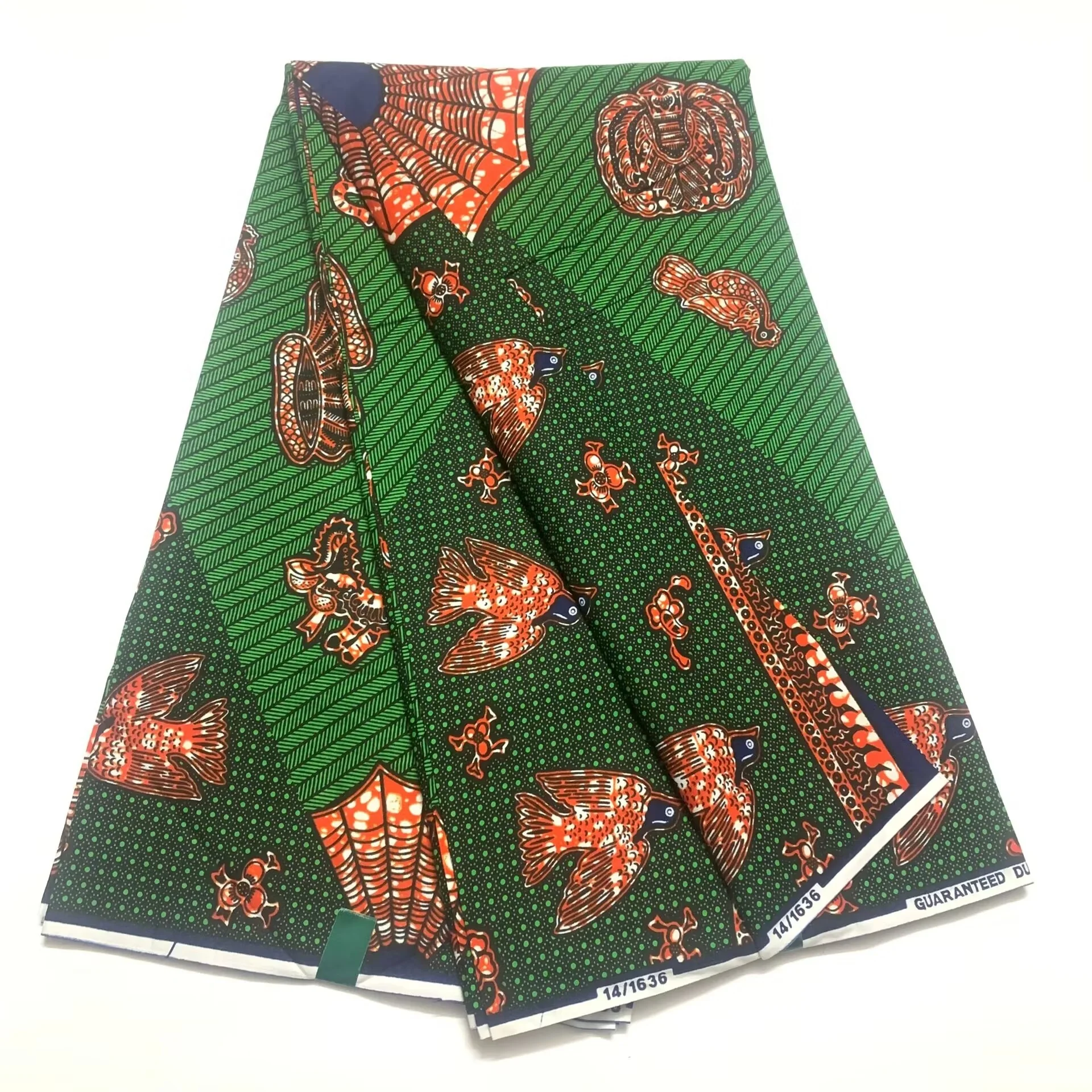 

Hot Sale African Wax Fabric Cotton Material Nigerian Ankara Block Prints Batik High Quality Guaranteed Veritable Wax Sewing
