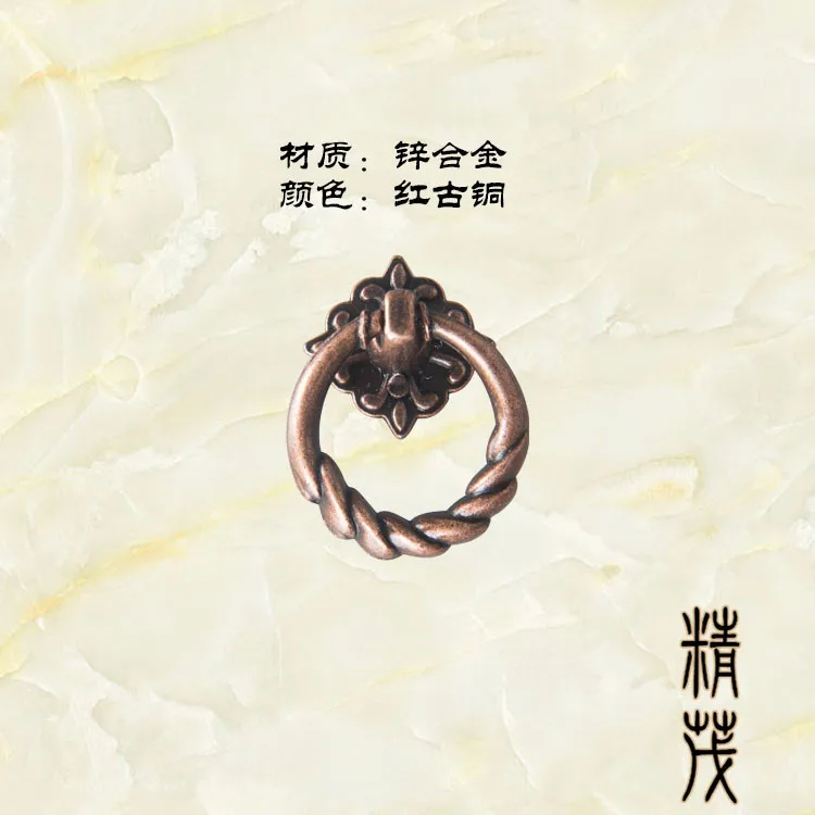 Jingmao-061 современная простая красная бронза с одним отверстием круглая ручка для