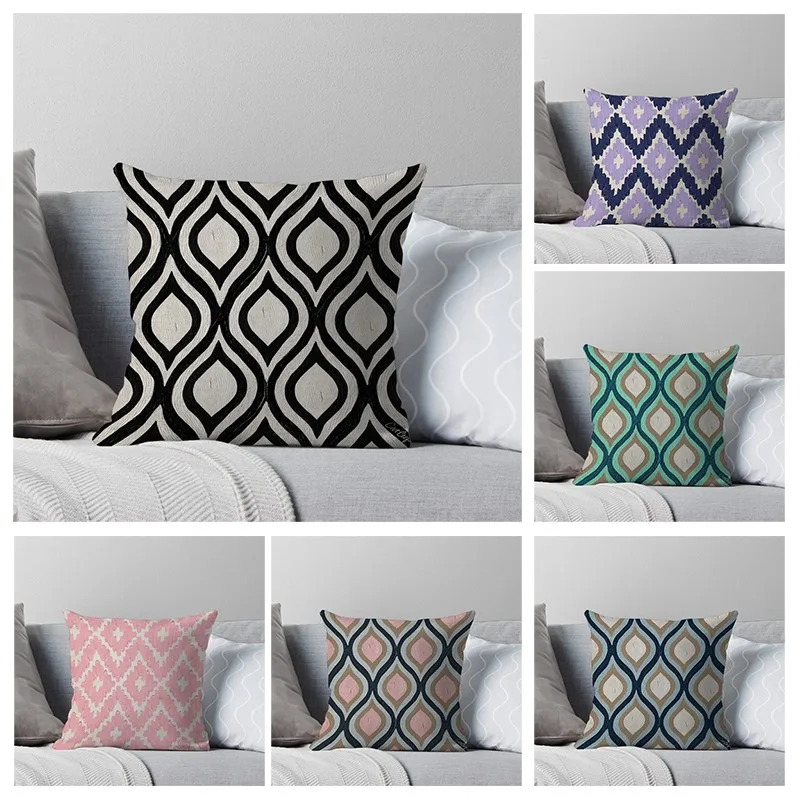 

Decorative home throw pillows case for sofa cushion cover nordic Creative abstract geometric patterns are lovely 30*50cm 30x50cm