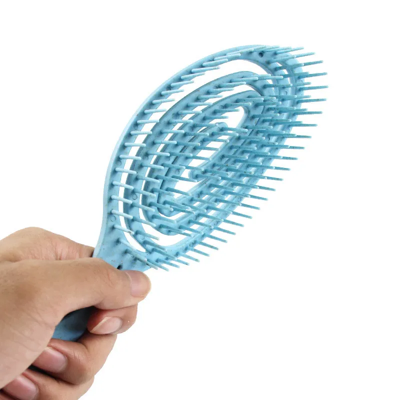 Расслабляющая эластичная Массажная расческа портативная щетка для волос головы