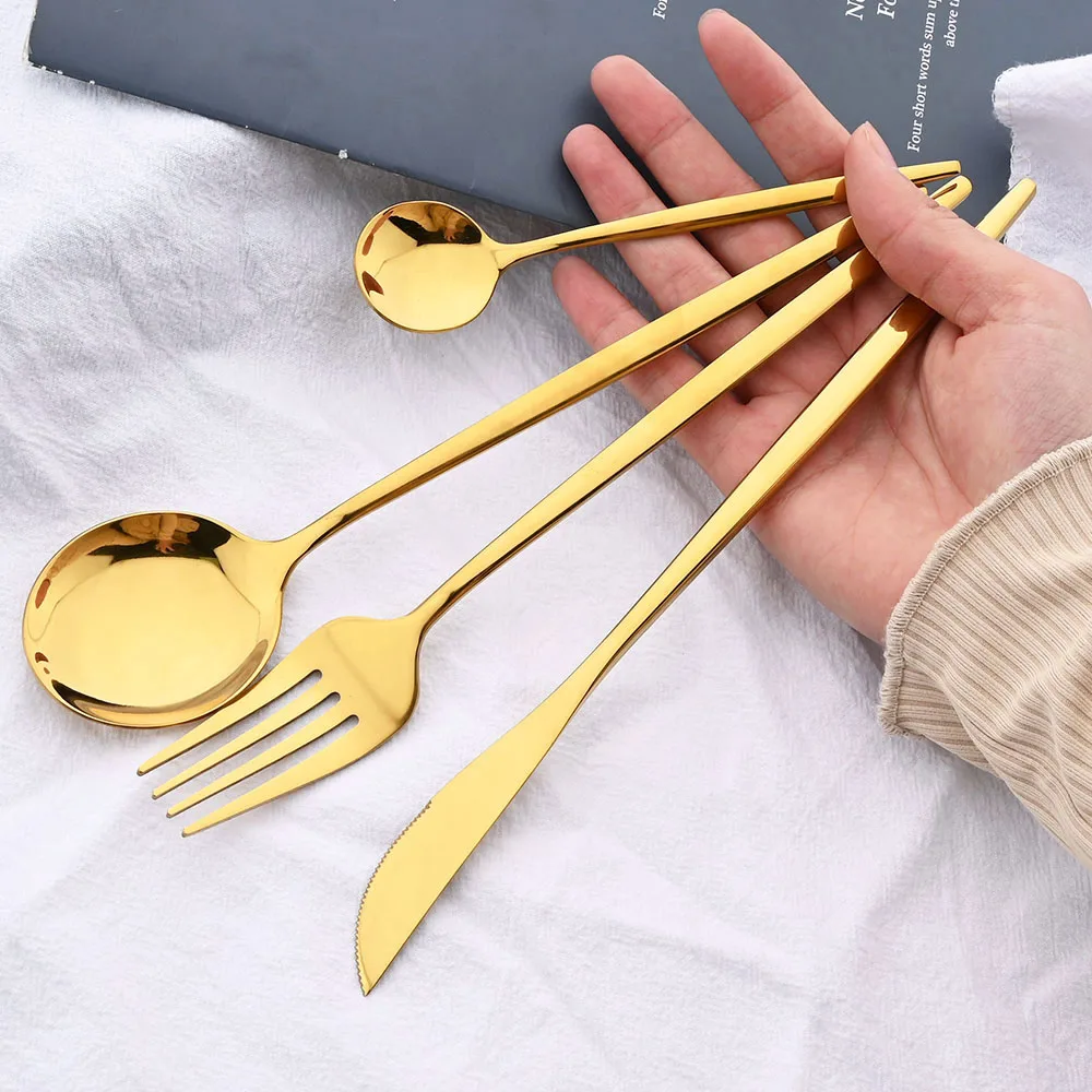 

Набор столовой посуды из нержавеющей стали, 24 дюйма