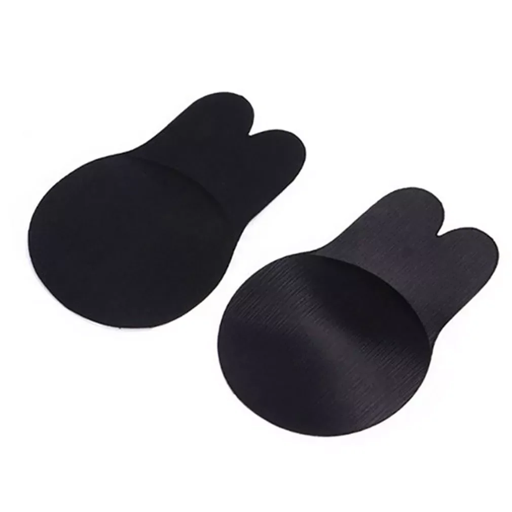 

Самоклеящийся бюстгальтер пуш-ап с кроличьими ушками, Женский липкий силиконовый бюстгальтер без бретелек с открытой спиной, Бралетт, нижн...