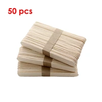 50pcs ice cream popsicle sticks wooden stirring stick for epoxy resin mold jewelry making handmade craft supplies tools