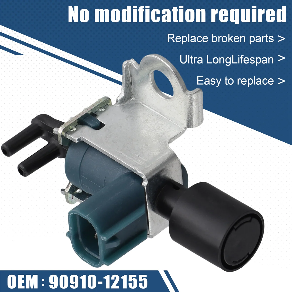 90910-12155 Вакуумный переключающий клапан в сборе для Toyota Land Cruiser Van 100 S/T H/T Dyna 200 1995-2002