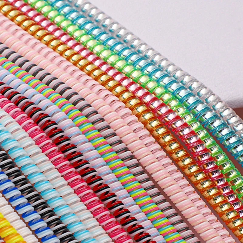 

1.5M Color Phone Wire Cord USB Charging Data Line Cable Protector Wire Cord Protection Wrap Cable Winder Organizer For IPhone