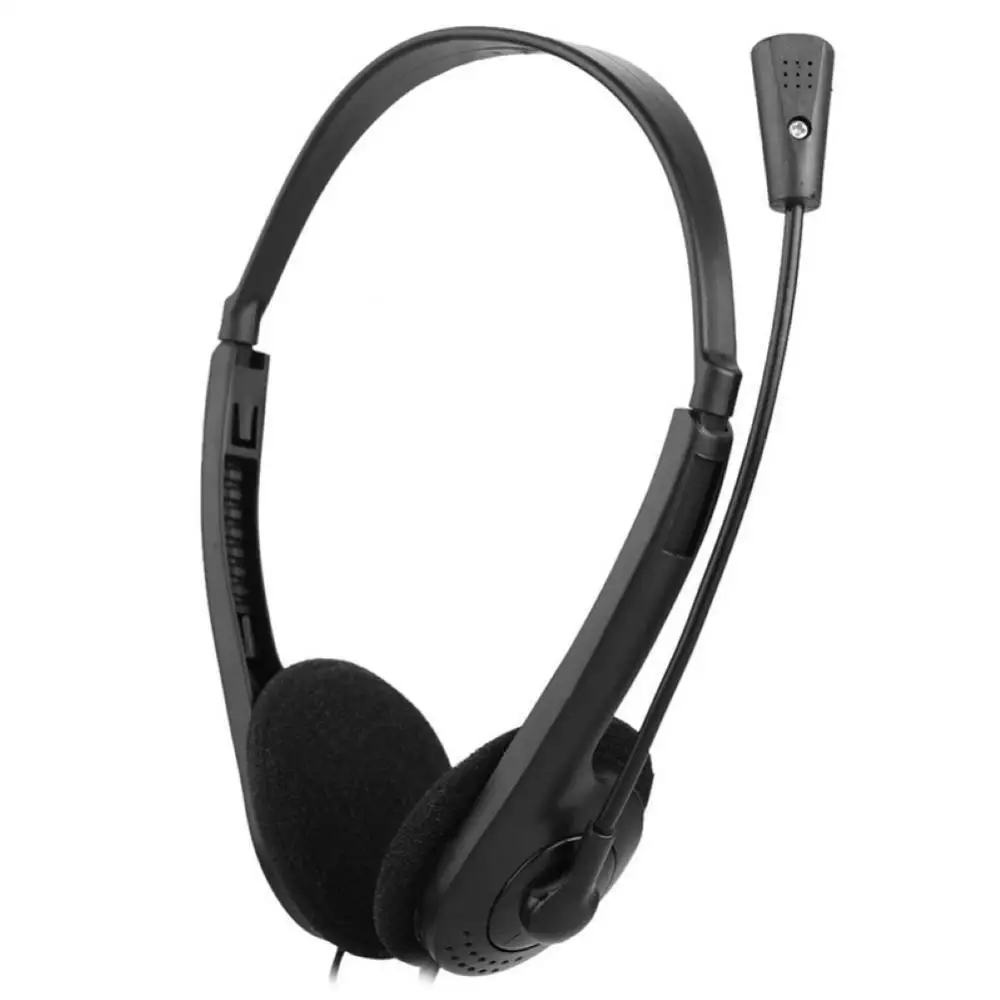 

Noise Reduction 3.5mm Wired Headphone Earphone Heavy Bass Stereo Headphone Headset with Mic for PC