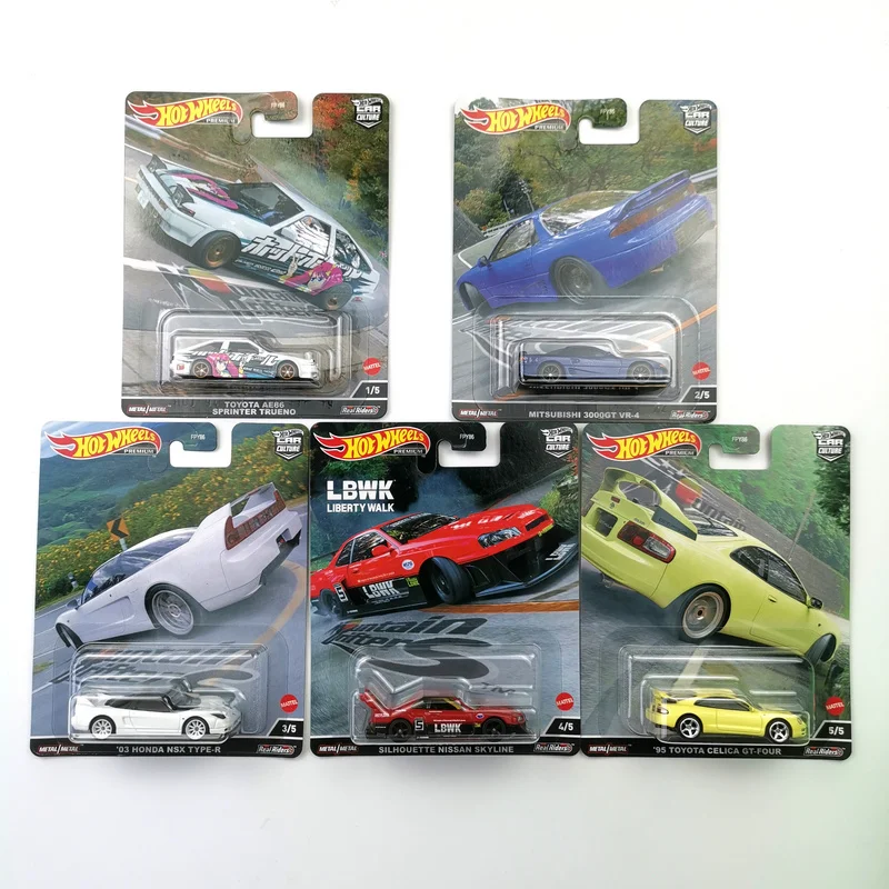 Горячие колеса 1:64 NISSAN SKYLINE GMC SYCLONE BENZ C63 AMG открытая трековая тюнера FPY86 коллекция
