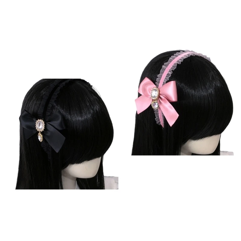 Элегантные повязки на голову с бабочками обруч для волос в стиле Лолиты девочек