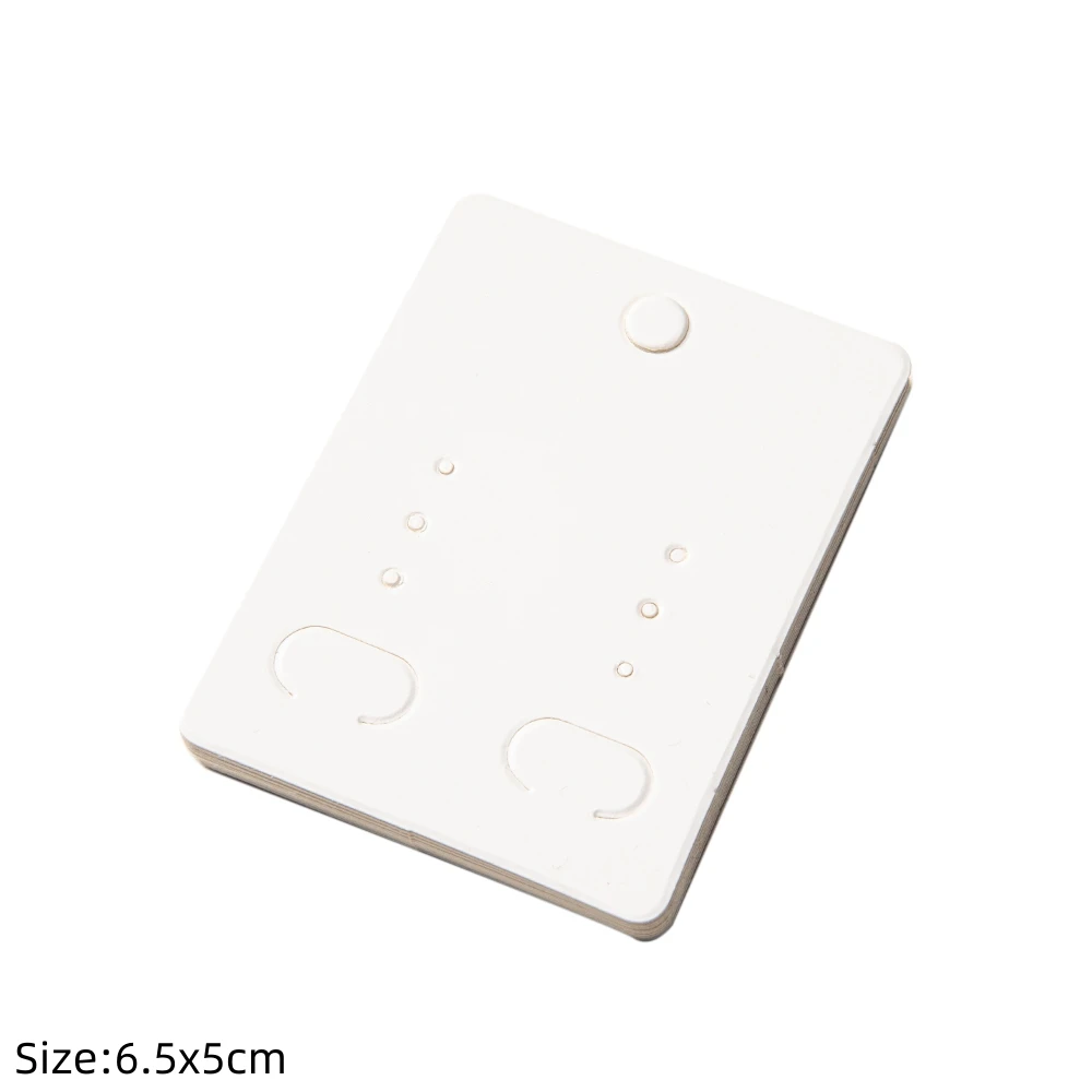 

Картонные держатели для сережек, 50 шт.