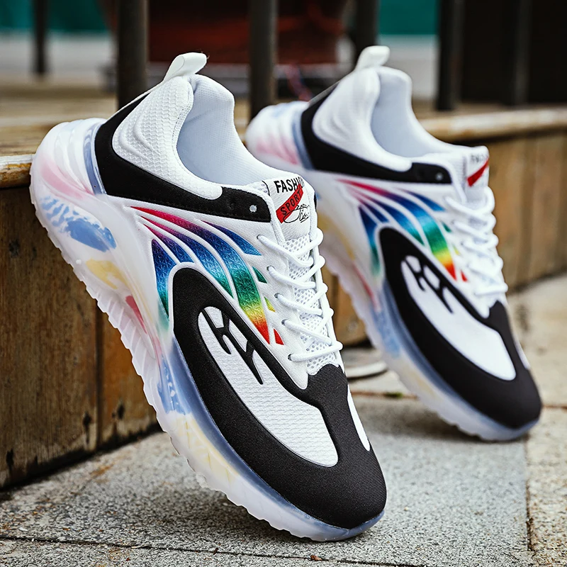 

Мужская повседневная спортивная обувь с изображением попкорна