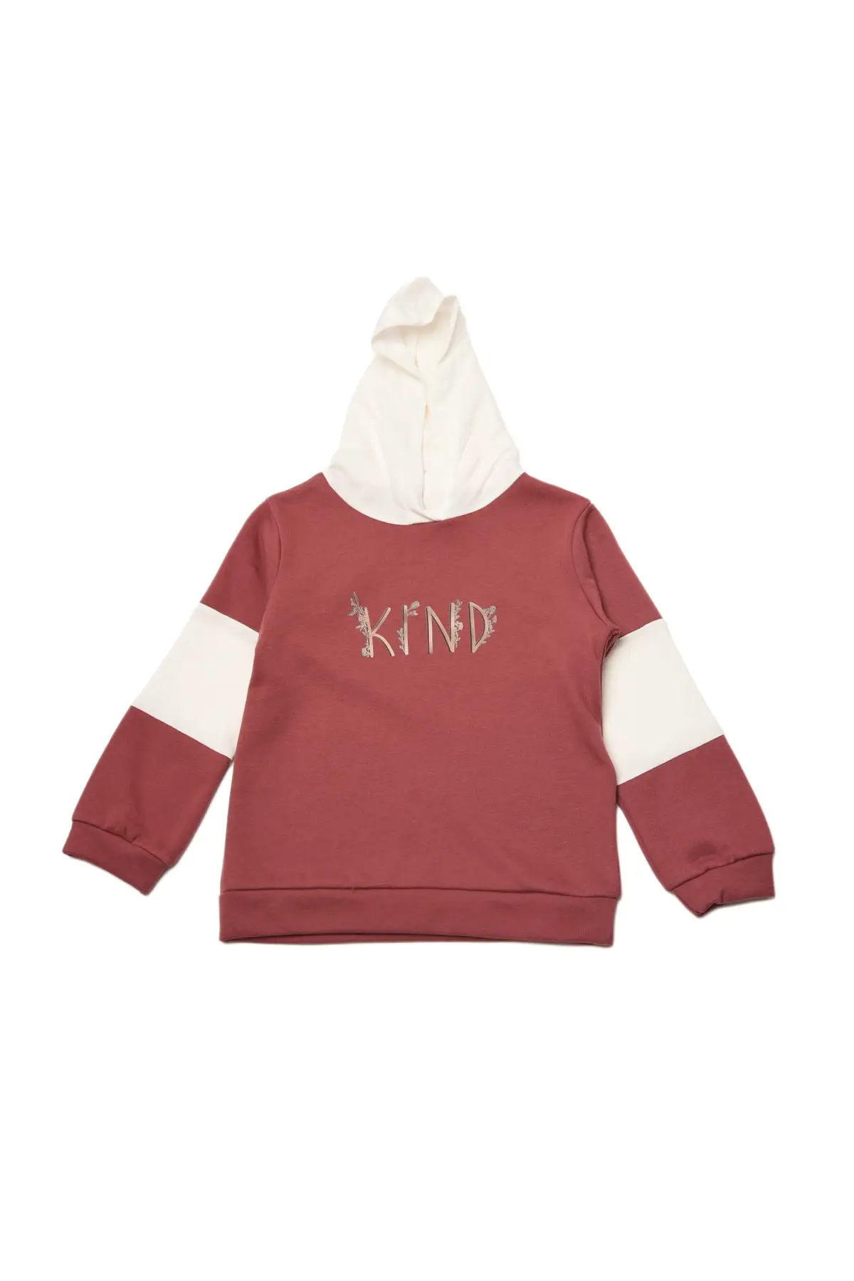 

Trendyol With Color Block Hooded Female Child Knitted Thin Sweatshirts TKDAW22SW1878