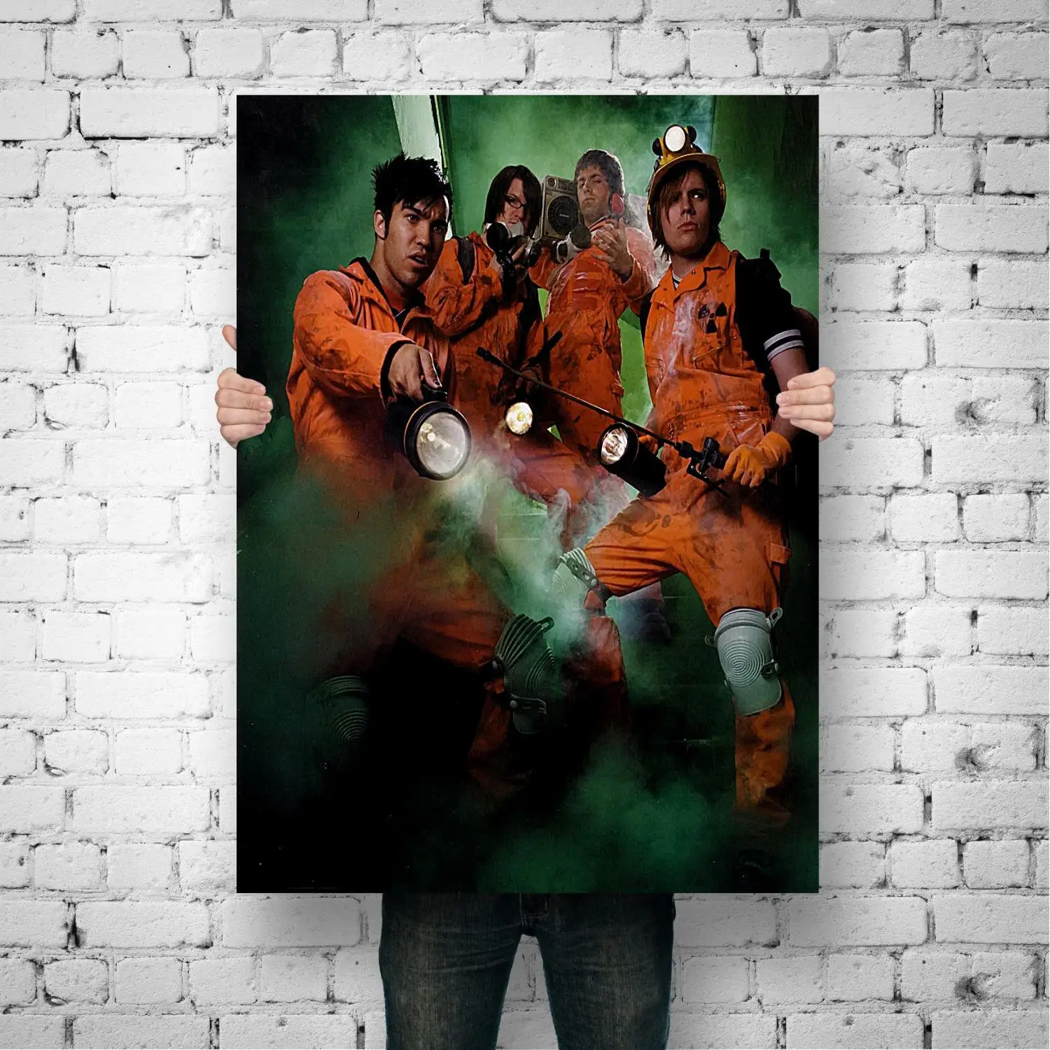 Декоративные холщовые постеры с изображением группы fall out boy декор для комнаты